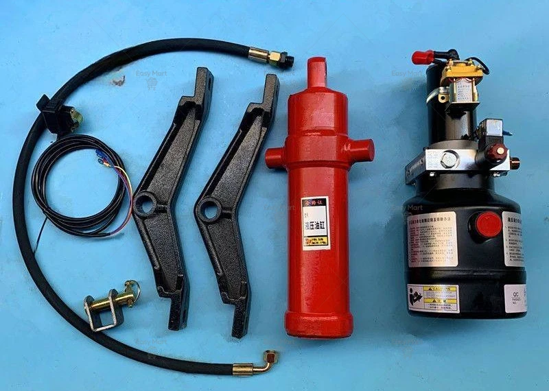Electric fuel motorcycle tricycle modified hydraulic bold dump bucket