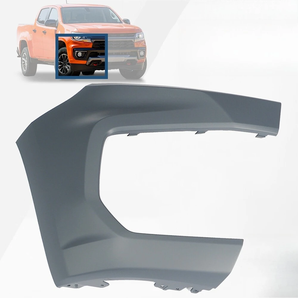 

Верхняя передняя правая накладка бампера (фасция) для Chevrolet Colorado 2021-2022, загрунтованная