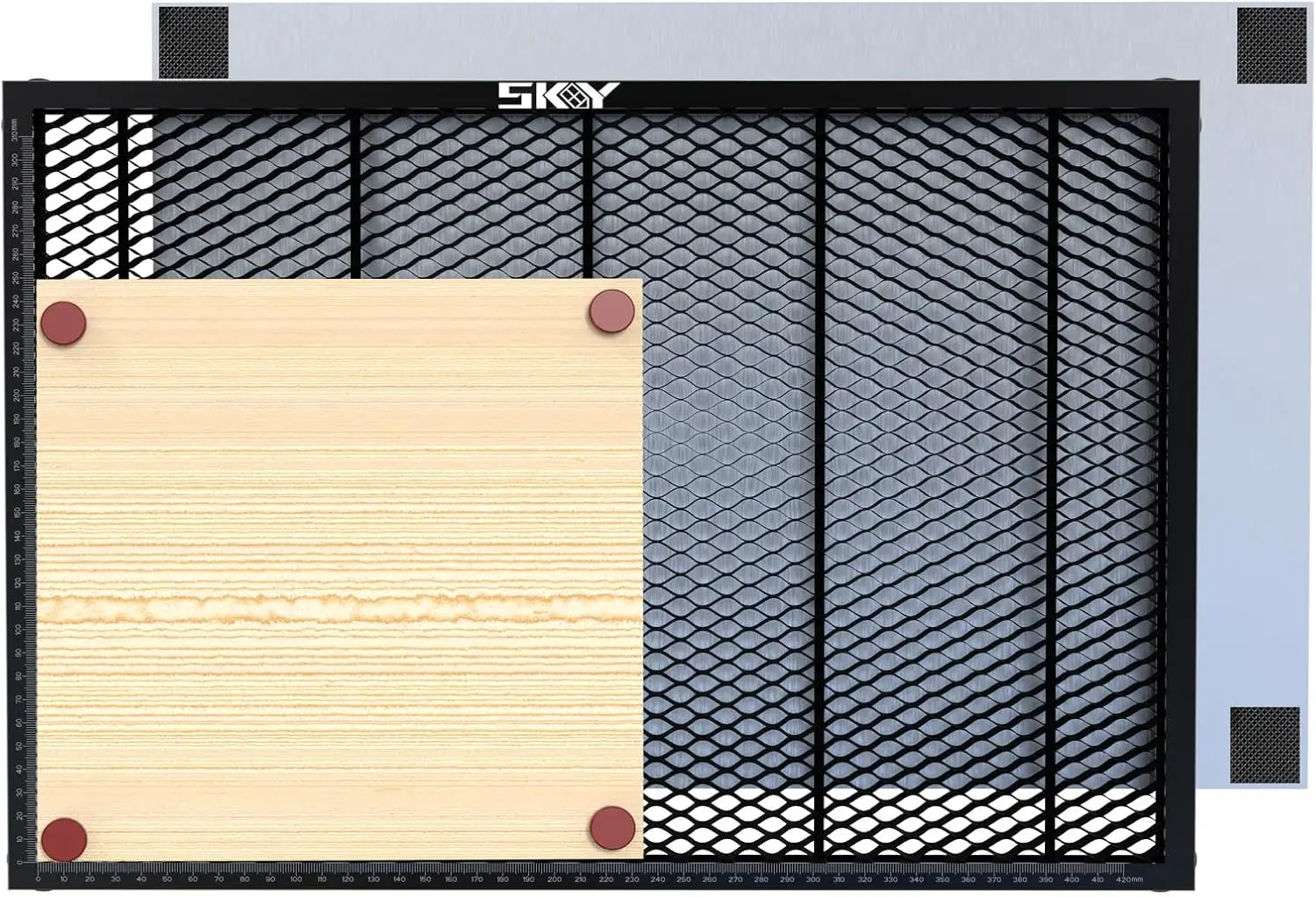 

Upgraded Laser Honeycomb Work Table 460x346mm with Magnets & Anti-Slip Pads, Compatible with Falcon Models