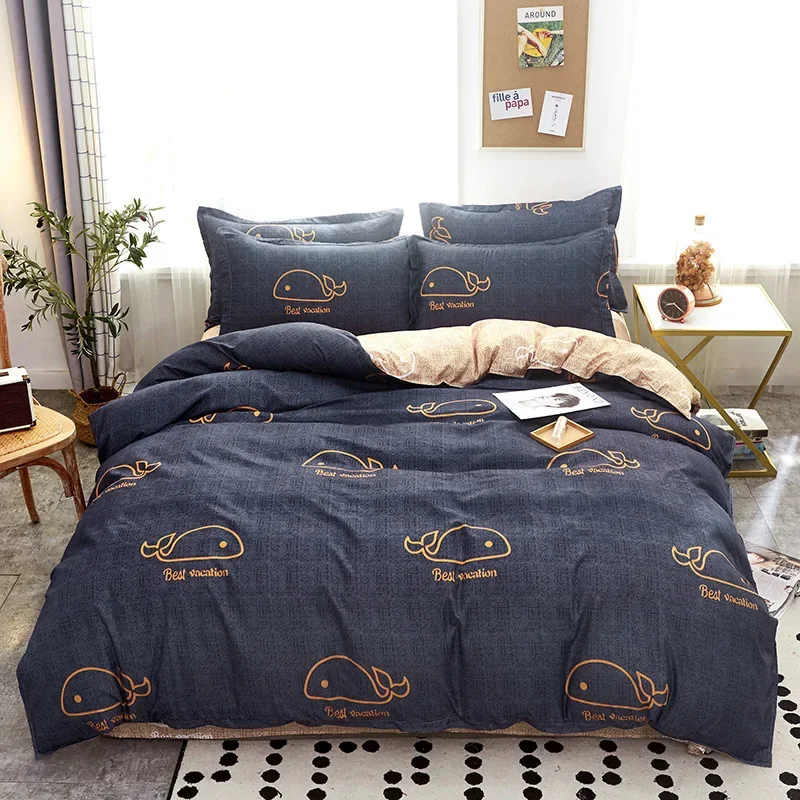 SALE 1 Pc Duvet Cover/ Quilt Cover/Comforter Cover Size 150*200/180*220/200*230/220*240 （Pillowcase not included）