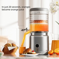 Juicer Orange Machine Electric Portable Juicer Household Wireless Rechargeable Juicer Suitable for Oranges Lemons Grapefruits