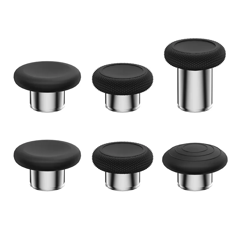 Capuchon � bascule t�te de champignon en m�tal, poign�e originale, boutons de remplacement de b�ton analogique 3D pour contr�leur Xbox One Elite s�rie 2