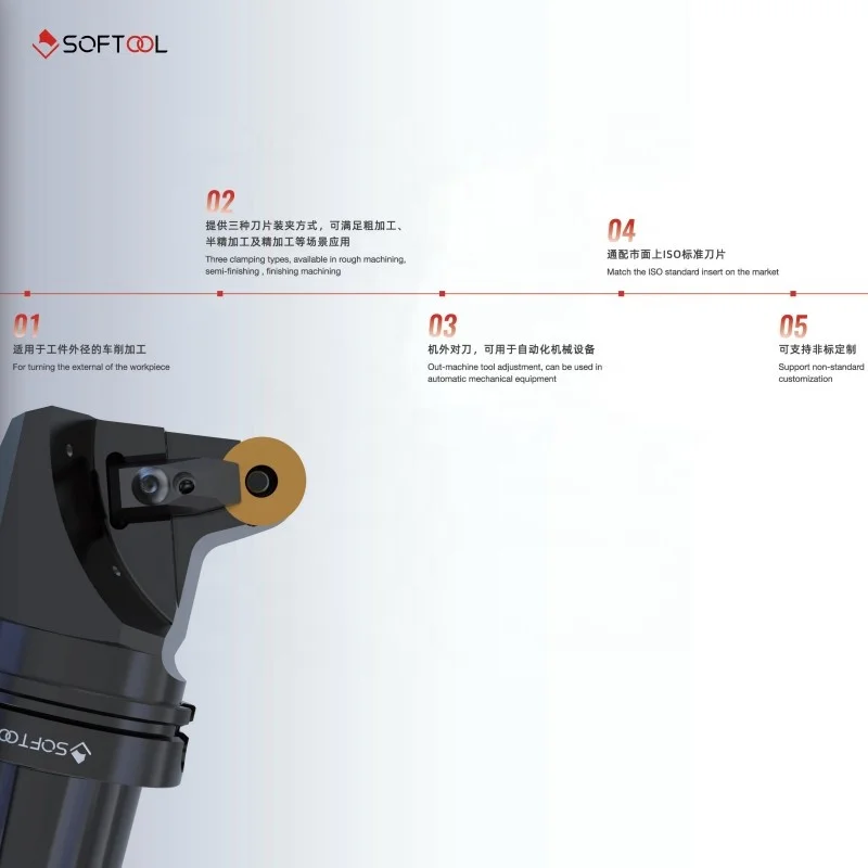 تخصيص PSC أداة حامل OEM ODM لمركز آلة التصنيع باستخدام الحاسب الآلي DDHNR DDHNL C5 حالة جديدة PSC تحول أداة #5