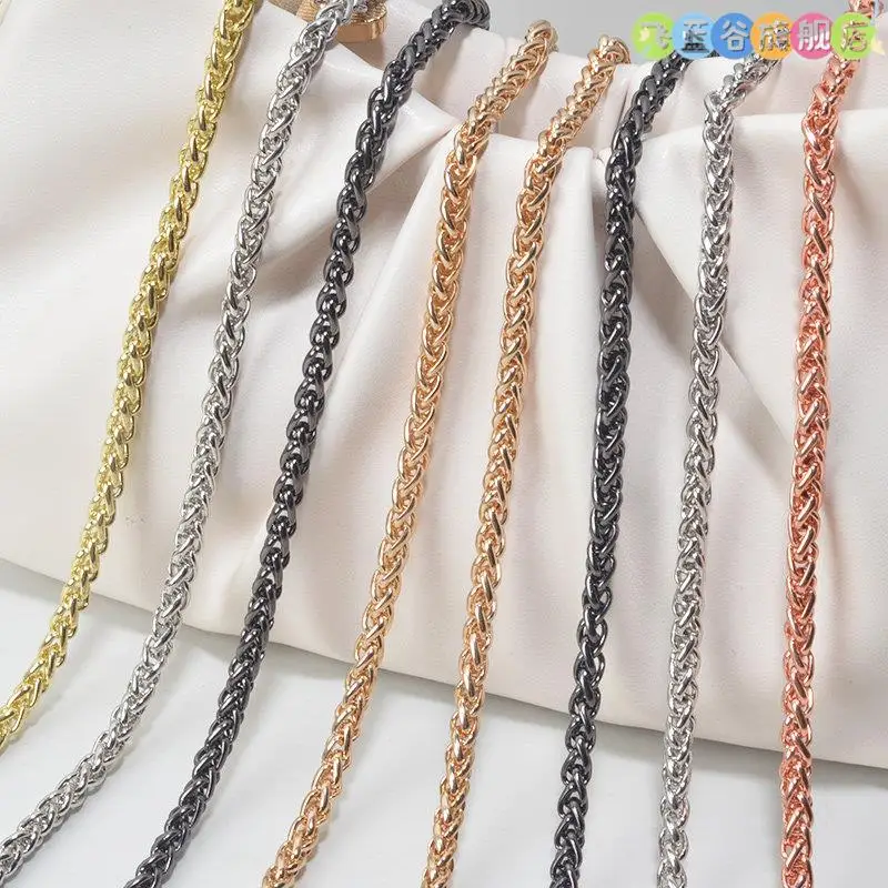 Removable Replacement Metal Chain Crossbody Bag Strap Unisex Single Shoulder Bag Accessory Detachable Fashion Bag Parts