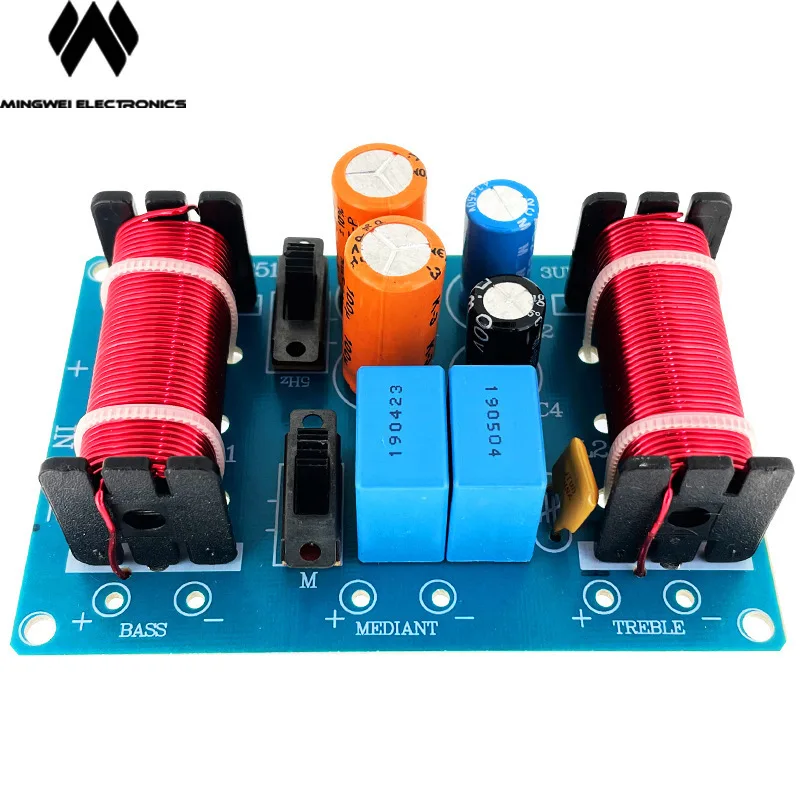 

MW Audio 2 Pcs Hi Fi 3 Way Speaker Crossover Sound Enhancer for Bookshelf