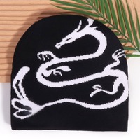 Fashionable Warm Sporty and Cool Knitted Cap for Casual Hip-hop Men and Women on The Streets of Europe and America