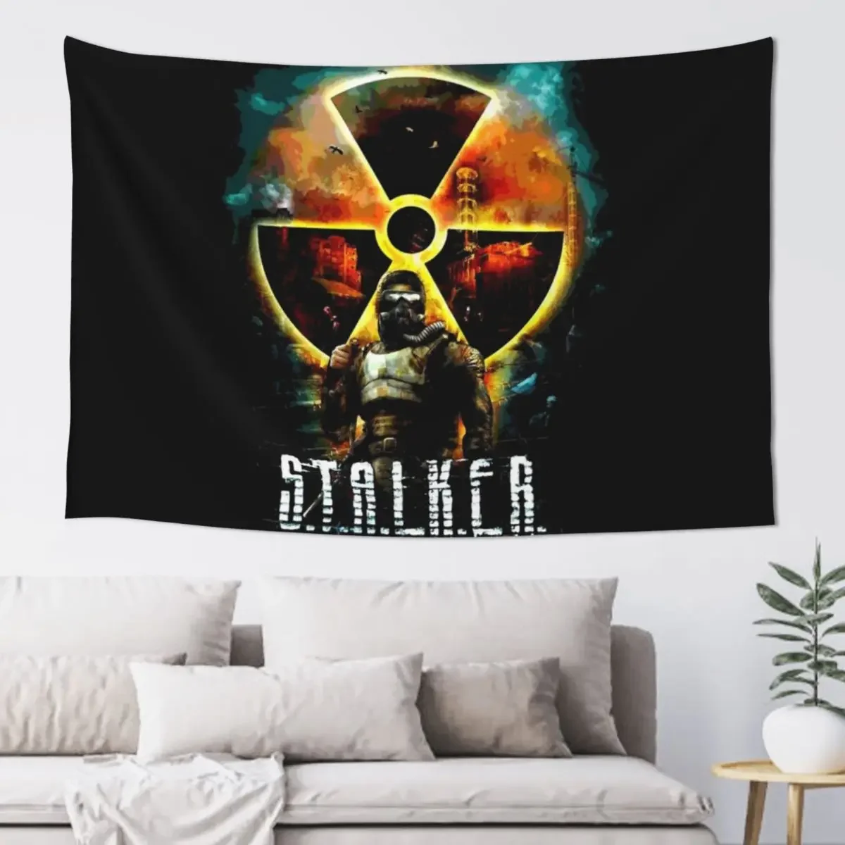 

Stalker - Shadow of Chernobyl Classic T-Shirt Tapestry Room Decore Aesthetic Wall Decoration Items Tapestry