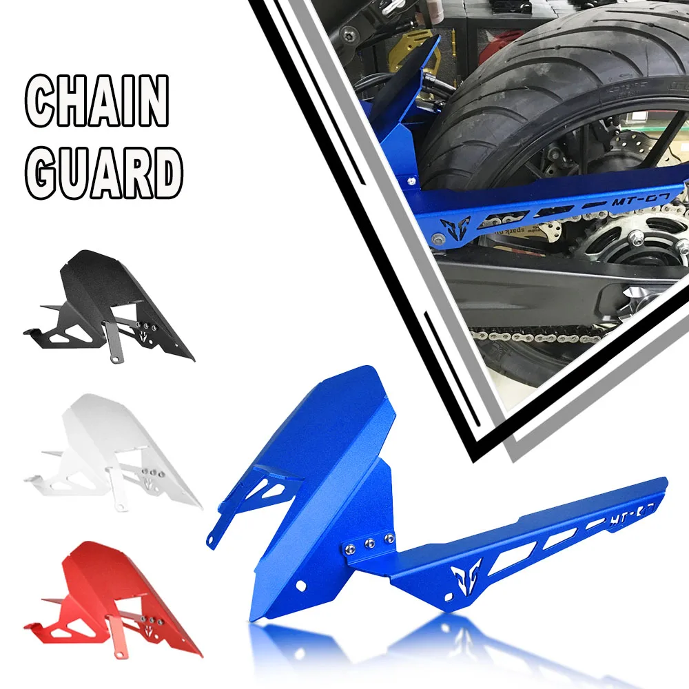 

Motorcycle Accessories Rear Wheel Drive Chain Guard Cover Protection For Yamaha MT-07 FZ-07 2013-2023 XSR700 Tracer 7 Tracer700