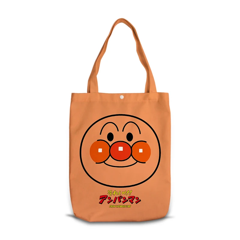 IVYYE 1PCS Anpanman S8871 Fashion Anime Canvas Shoulder Bags Casual Shopping Bag Cartoon Tote Handbag Travel Girl Gift