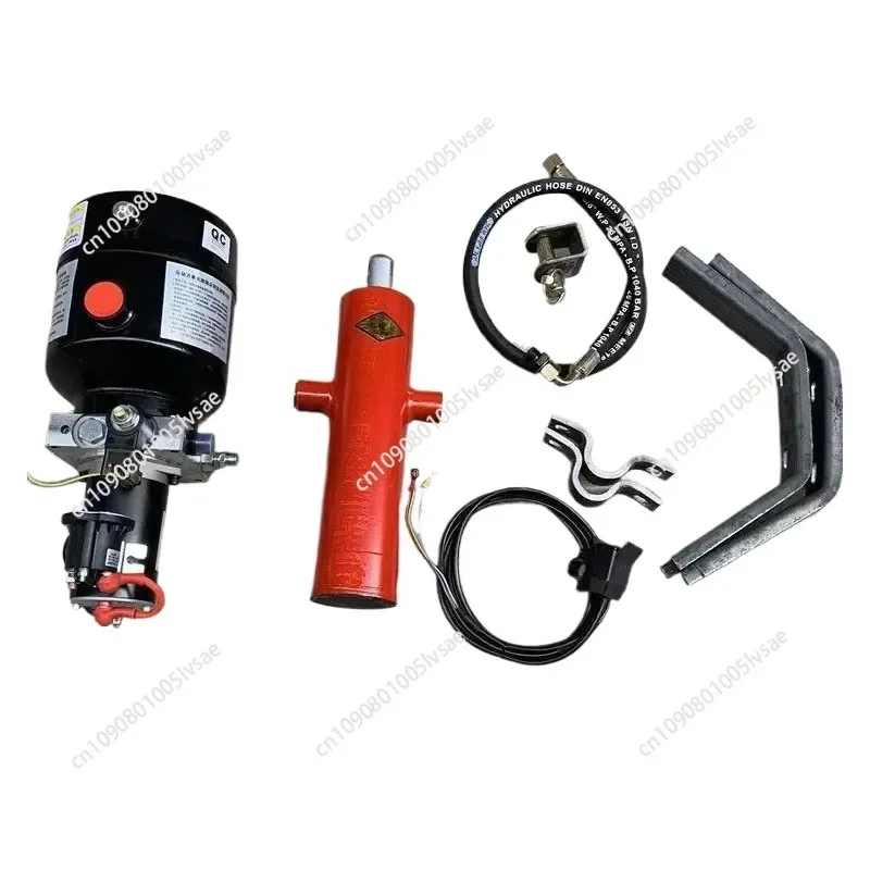 Electric Tricycle Hydraulic Dump Kit Electronically Controlled Lift 12V/24V/48V/60V/72V Dump Hydraulic Modification Parts