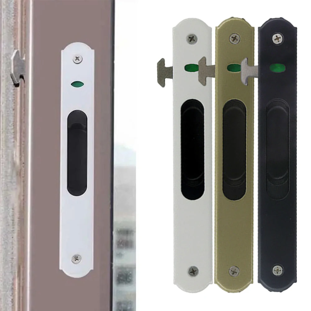 

Sliding Door Lock for Enhanced Security Zinc Alloy Construction with Easy Slide Mechanism for All Sliding Applications