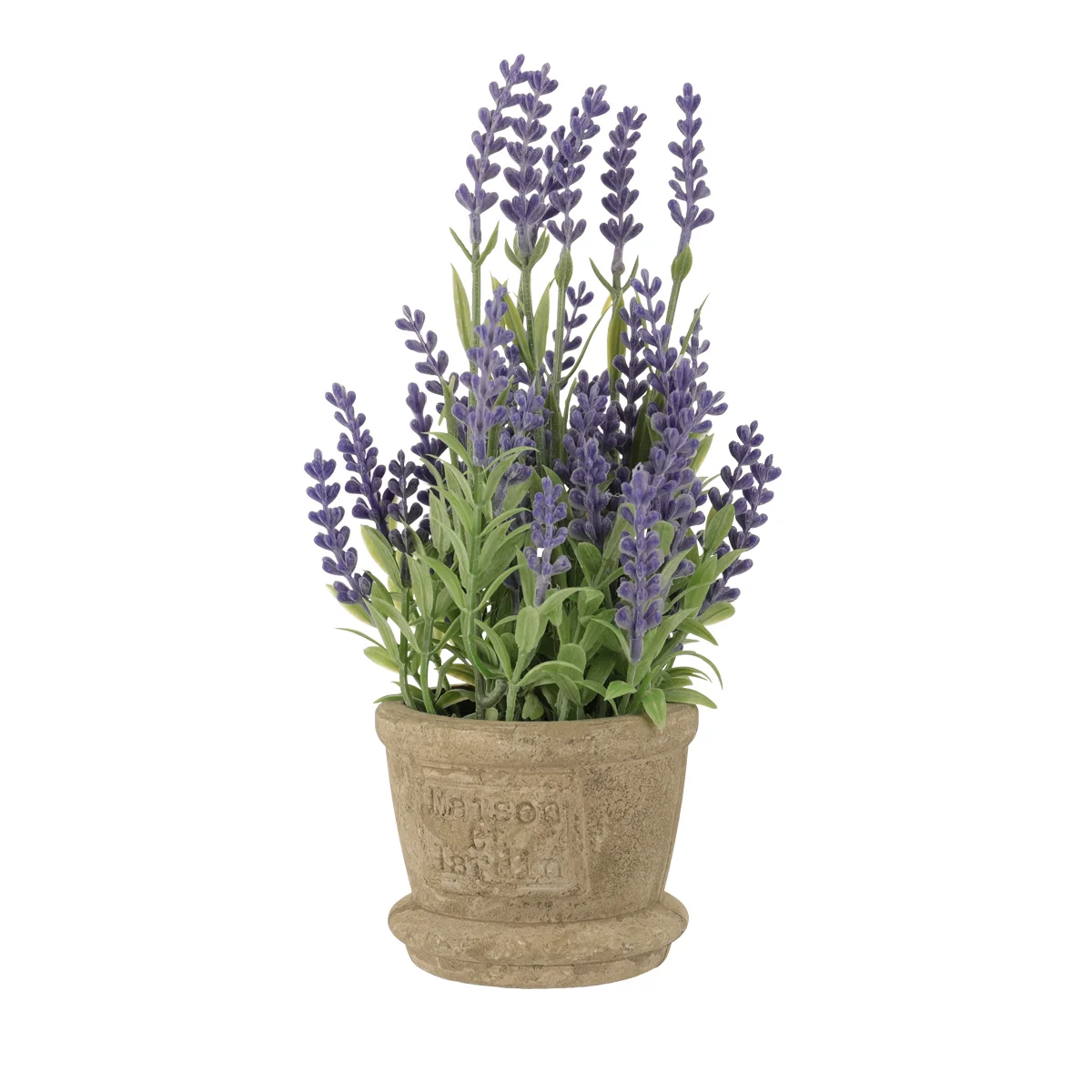 Vases Home Decor Faux Plants Artificial Flower Lavender Lavenders in Pots Potted Fake Flowers Purple Office