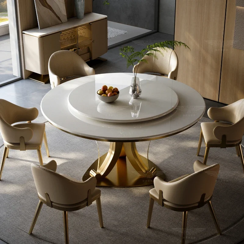 Modern Dining Rooms Extendable Table Kitchen Room Round Sedentary Oval Dinning Tables Free Shipping Mesa Comedor Restaurant