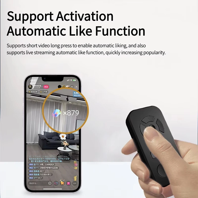 2025 nuevo control remoto inteligente Bluetooth para teléfono móvil Control remoto Universal palo de Selfie controlador de cámara Bluetooth