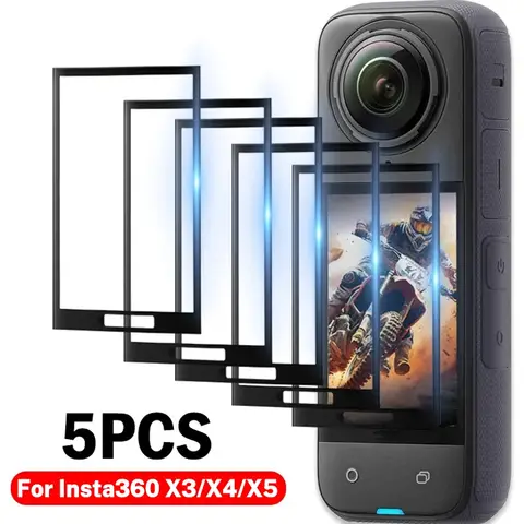 1-5Pcs 3D Curved Screen Protector For Insta360 One X3 X4 X5 Display Screen Flexible Film For Insta360 X5 Action Video Cameras