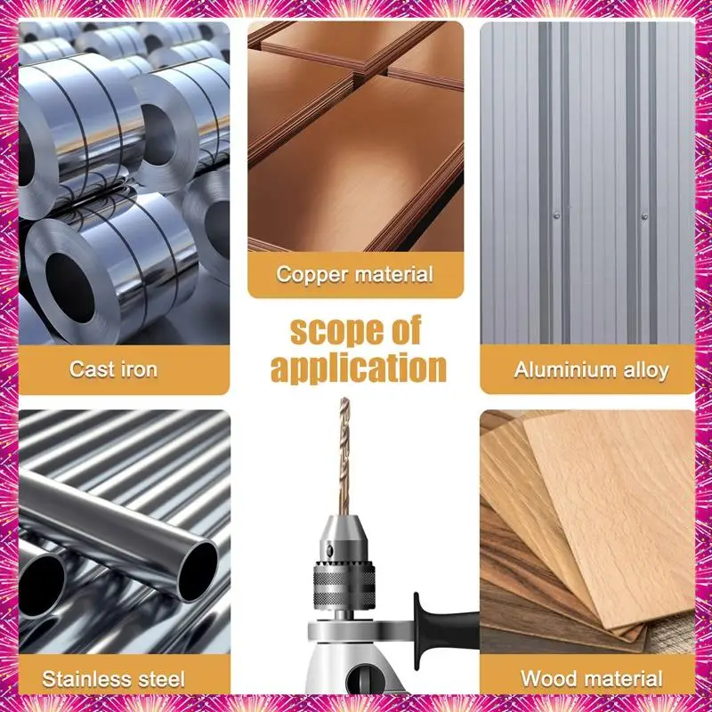 LUWEI 50 pièces outils de forage M35 ensemble de forets au Cobalt, jeu de forets Hss-Co 1-3Mm, pour le perçage sur l'acier trempé, le fonte et l'acier inoxydable