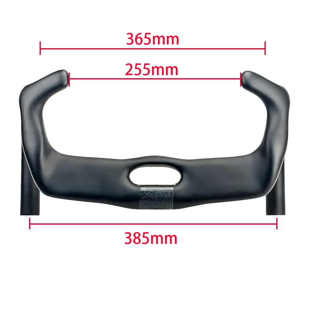 BUCKLOS Vollcarbon-Rennradlenker, 285mm Professioneller Sprint-Rennlenker für Fixie-Fahrräder, Fahrradzubehör – Detail 15