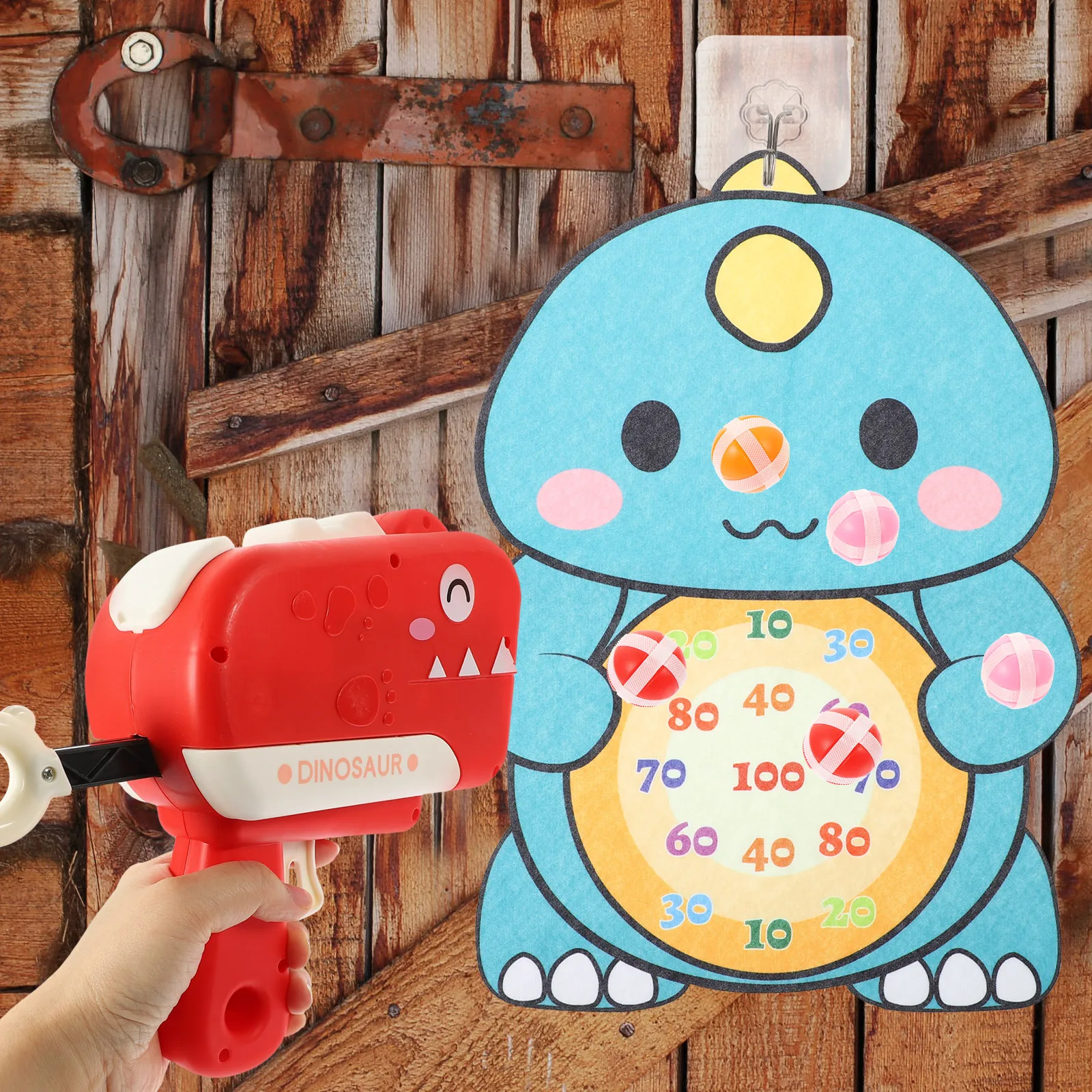 Kleverig balspeelgoed voor buitengazonspellen Roterend Breed buiten Binnen en peuters Gooien Kinderen