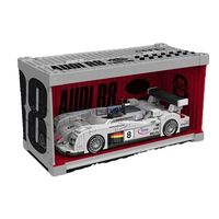 R8 Formula Car Model Bricks MOC PB8813 Speed Racing 1:32 Vehicle Building Blocks High Tech Toy Kit Ideas Gift Boys Kids Adults