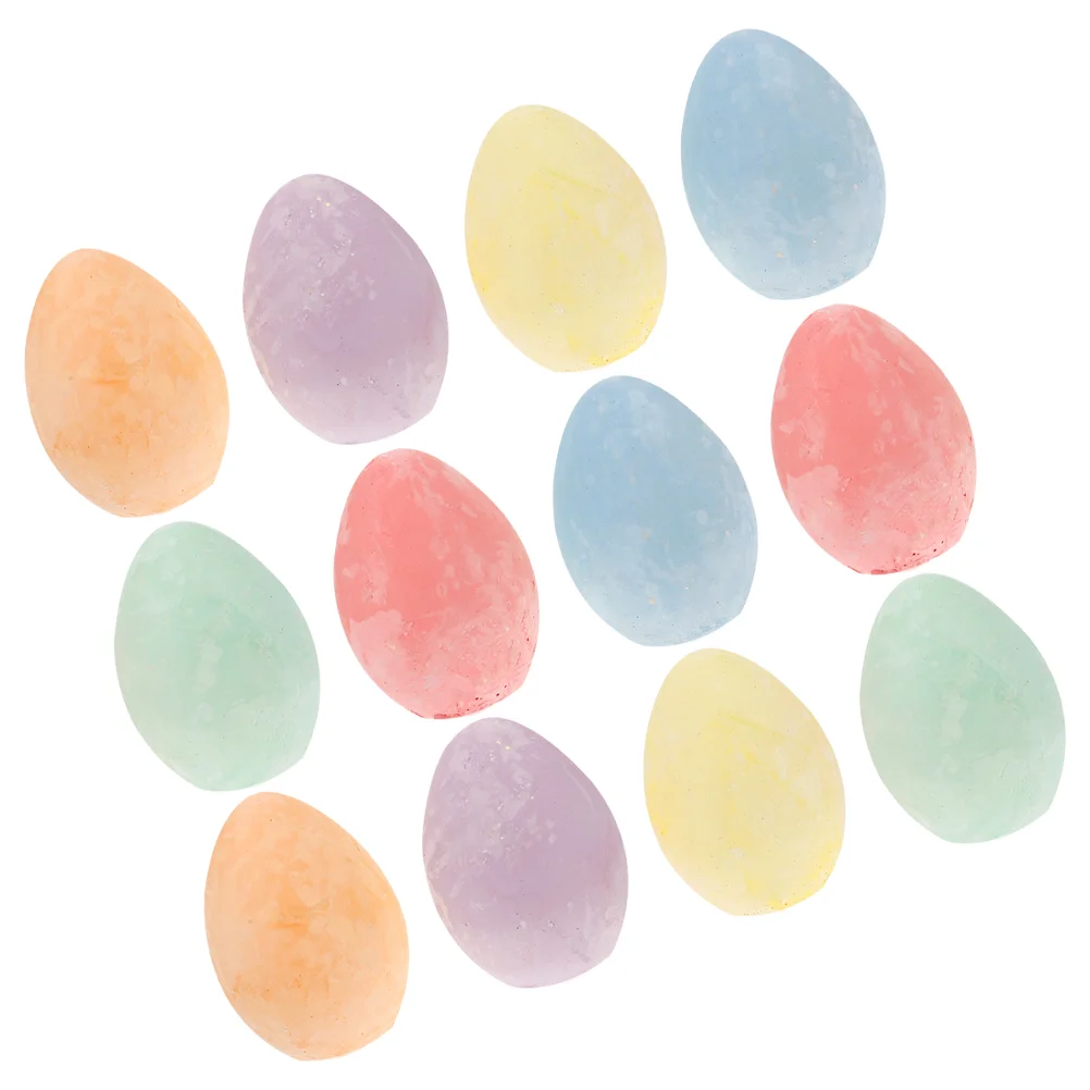 

Chalk for Kids Egg Toy Washable Drawing Chalks Graffiti Easel Calcium Sulfate Colored Chalkboard Toys