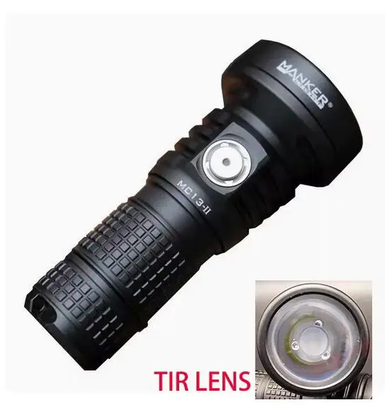 

Manker MC13 II 2000 Lumens 600 Meters Mini EDC Flashlight TIR LENS USB Type-C Rechargeable With SFT40 LED Torch