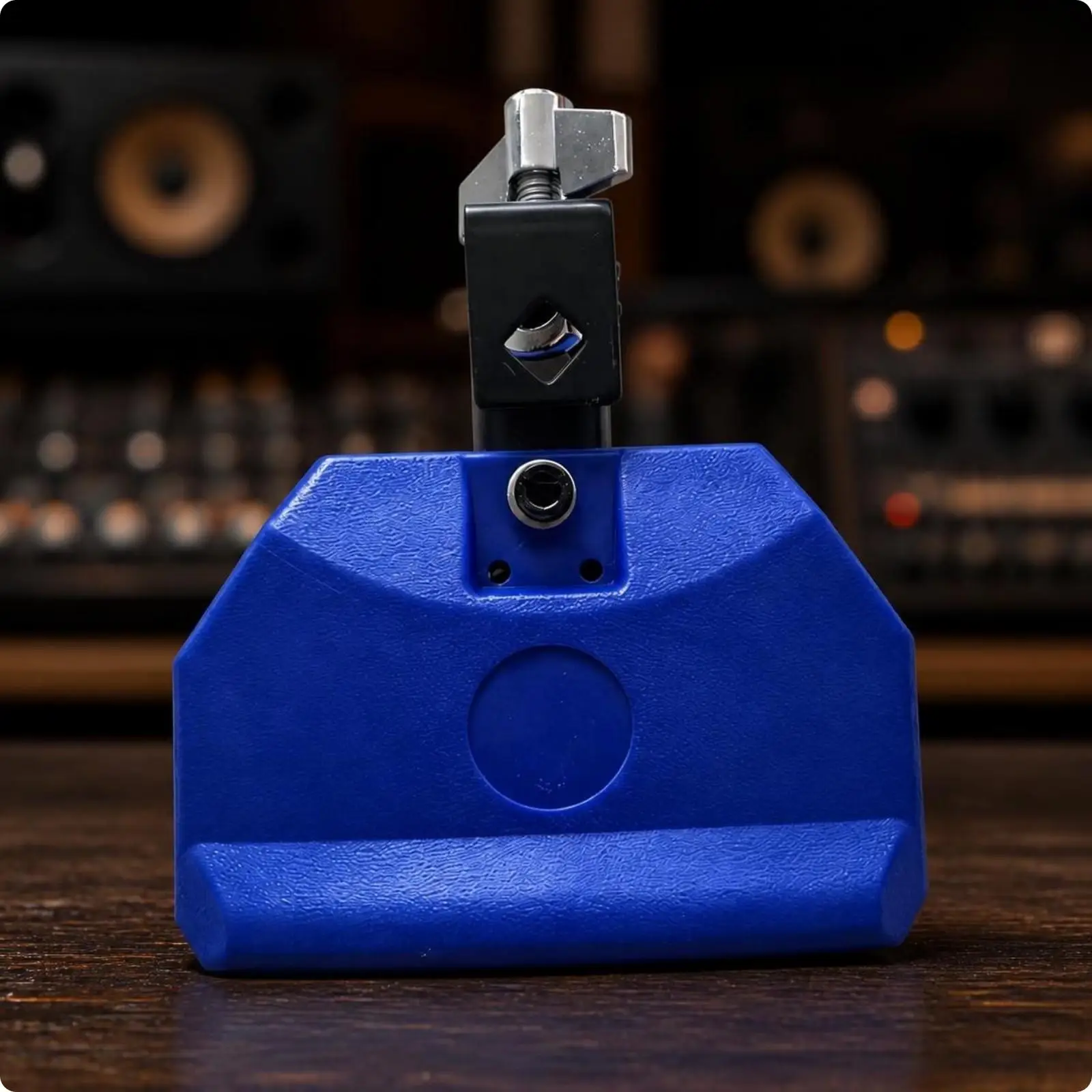 Jam Block with Mount Mountable Percussion Block with Mount Mambo Bell Mounted Instrument High Tone for Percussionists, Drum Kit
