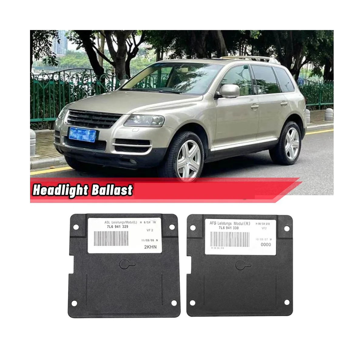 

7L6941330 Right Side AFS Control Unit Turn Signal Control Module LED Ballast Automobile for VW Passat Touareg