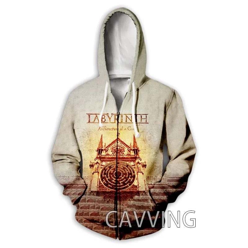 

CAVVING 3D Printed Labyrinth Band Zipper Hoodies Zip Hooded Sweatshirt Harajuku Hoodie Sweatshirt for Men/women