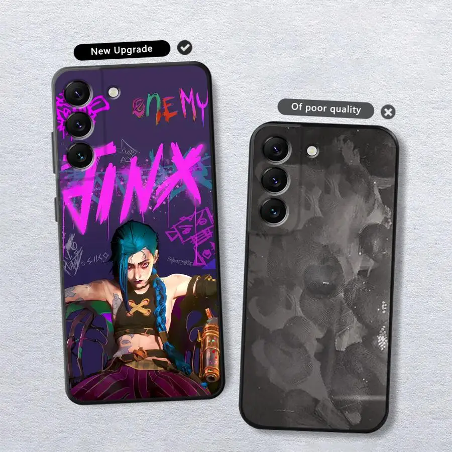 Casing ponsel Jinxs untuk Samsung Galaxy, casing ponsel keren untuk Samsung Galaxy A10 A20 A70 A02 A03 A30 A50 Core A04 A05 A06 s e A12 A15 A16 A13 A14 4G 5G funda