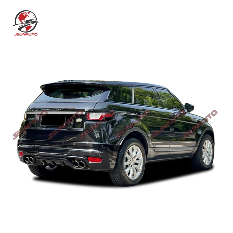 Old to New Bodykit For Range Rover Evoque 2012-2018 Upgrade SVR Front Bumper Grill Rear Bumper Tailpipes Unpainted Refitted Kit