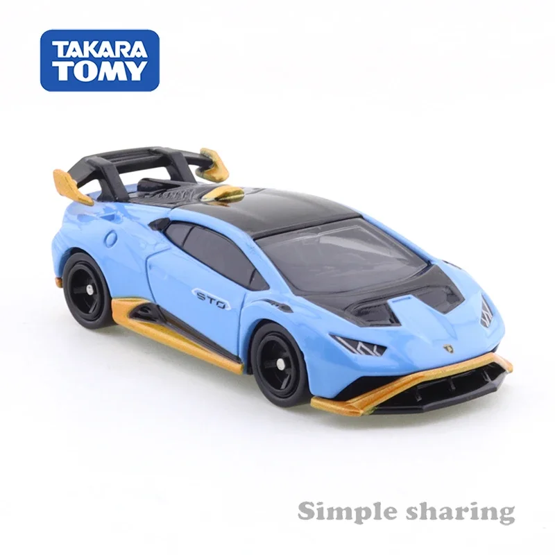 Takara Tomy Tomica No.11 람보르기니 우라칸 STO 자동차, 어린이 장난감, 자동차 다이캐스트 금속 컬렉션 모델, 1:64