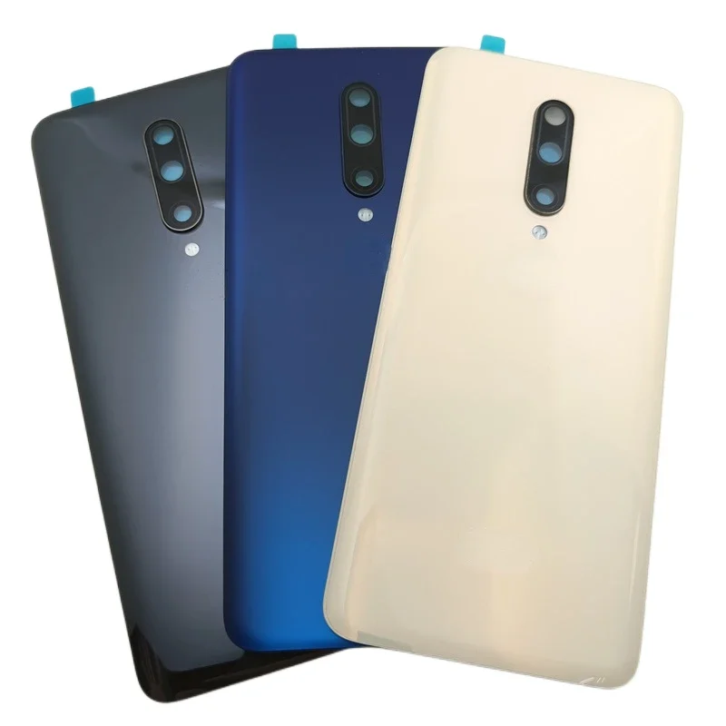 

For Oneplus 7 Pro Glass Back Battery Cover Rear Door Housing Panel Case Replace With Camera Lens