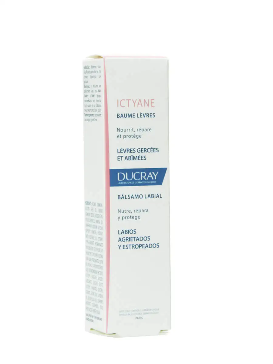 Ducray ictyane lip balm 15 ml-lips hydrated and protected all day