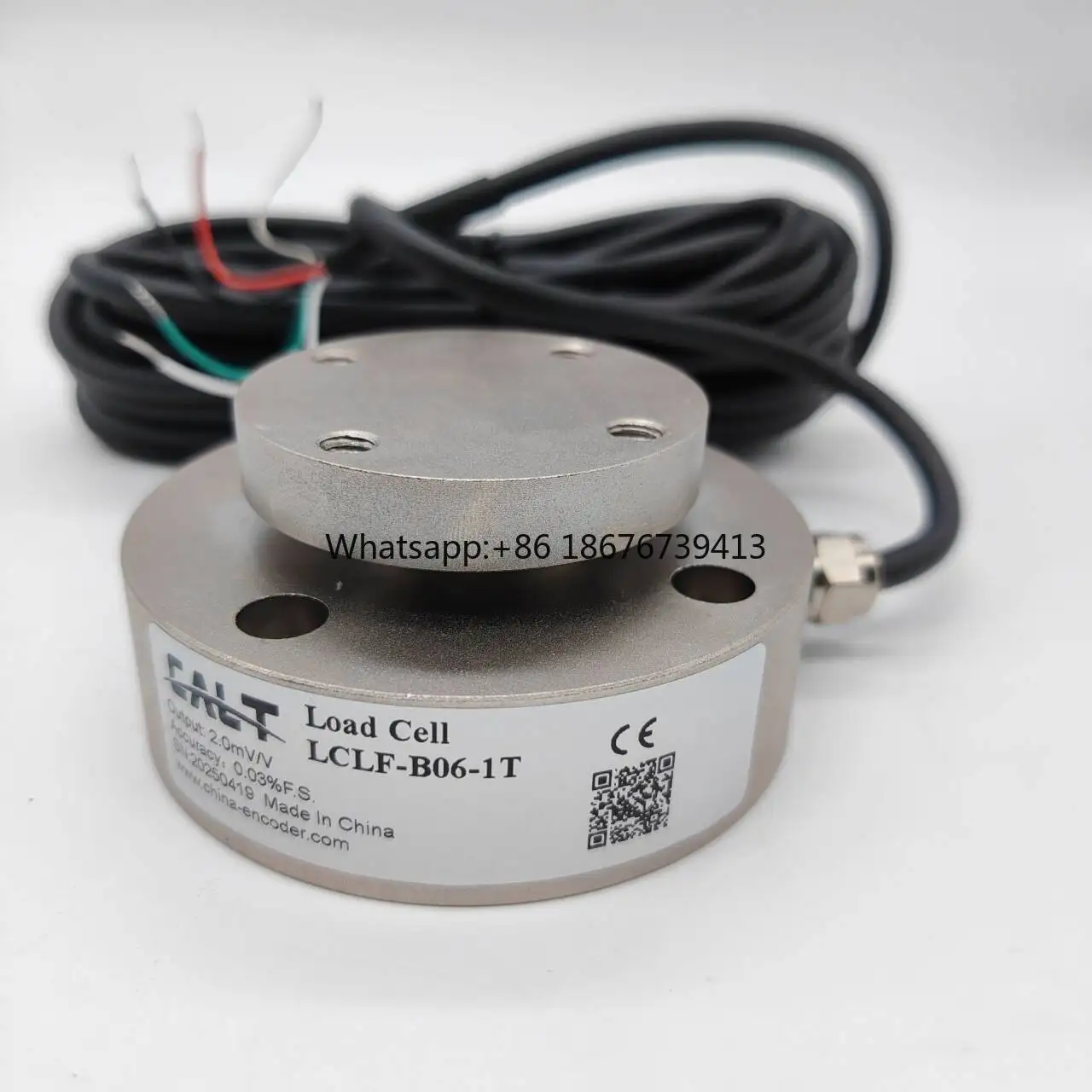 Тензодатчик Pancake Load Cell LCLF-B06-500KG 1T 2T 5T 10T 15T (датчик силы)