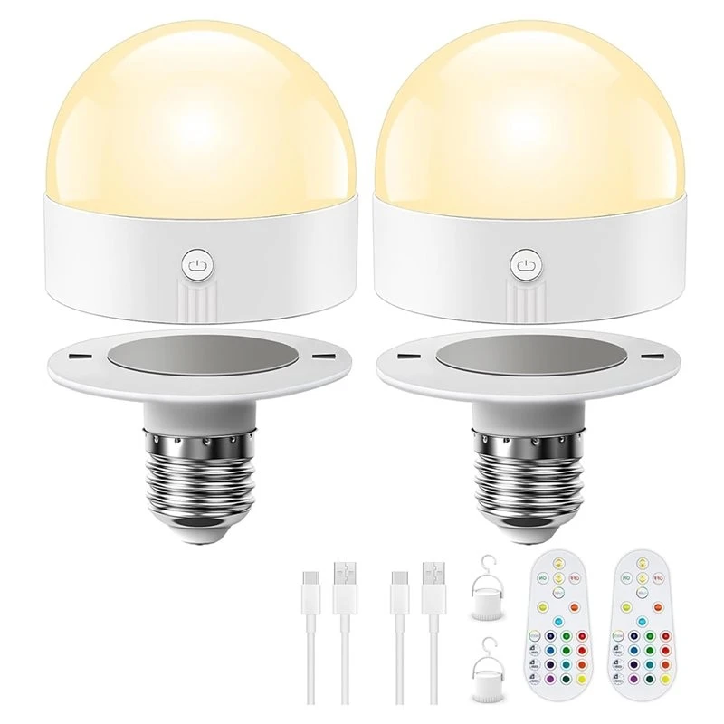 at51-battery-operated-e26-rechargeable-light-bulb-2-pack-with-remote-and-timer-rgb-colors-and-3-color-temperature-settings