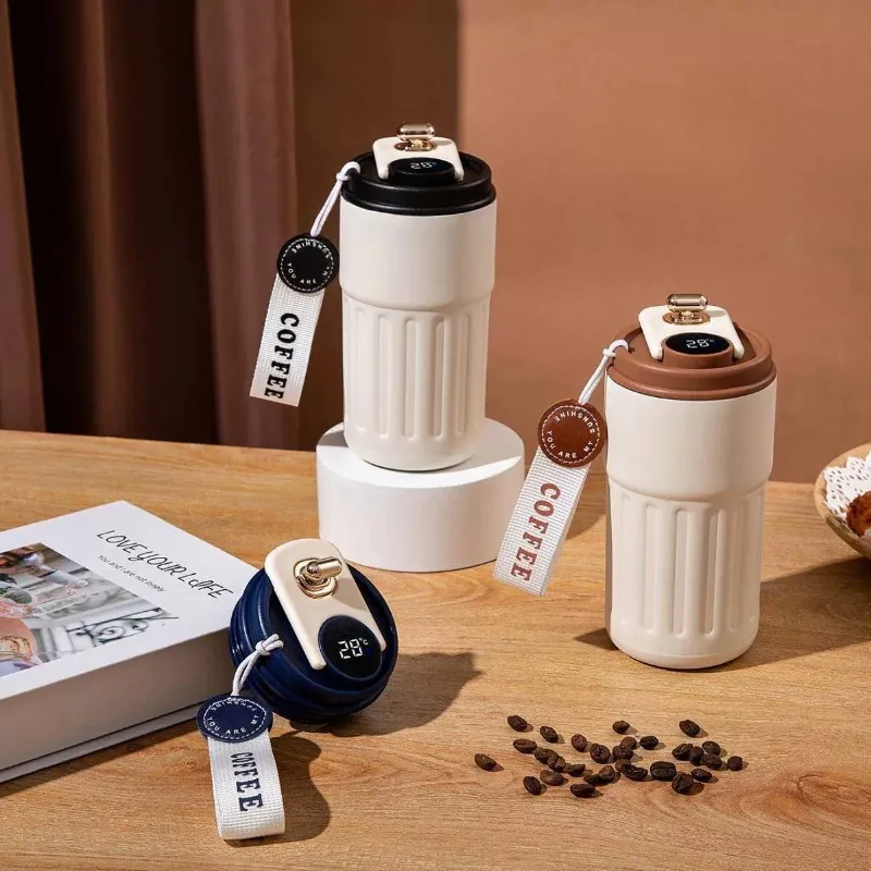 Insulated Bottle Intelligent Display Temperature 316 Stainless Steel Vacuum Cup Office Coffee Cup Business Portable InsulatedCup