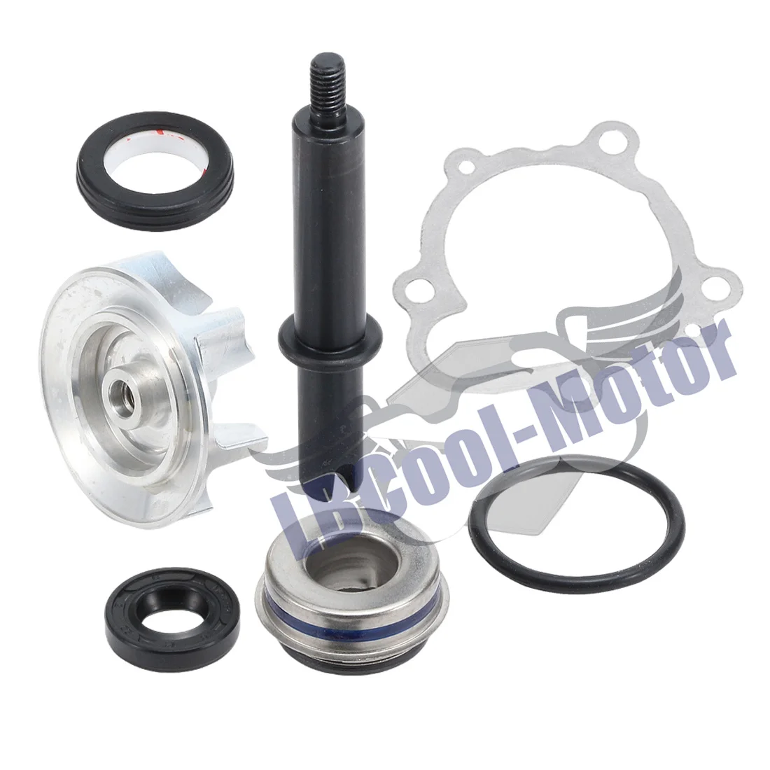 Water Pump Repair Kit For Kawasaki NINJA250 NINJA300 2013-2017 Z250 2013-2014 Z300 2015-2016 49044-0554 Gasket O-ring Seals Set