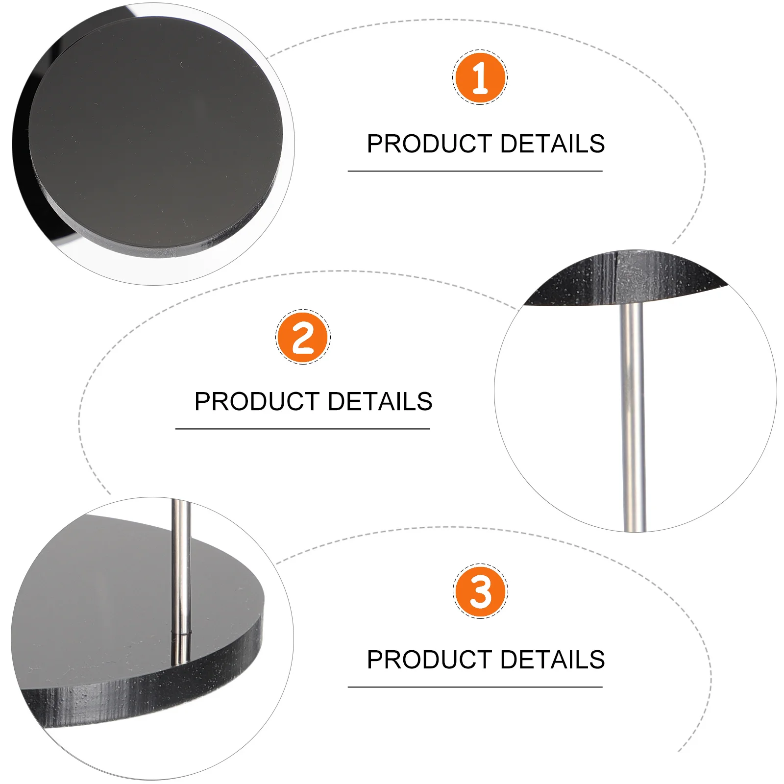 

1Pcs Acrylic Jewelry Stand Earrings Holder Three Layer Rotating Display Rack Storage Organizer Earrings Rack Jewelry Stand