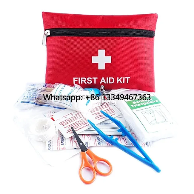 

wholesale Professional Manufacture EVA & Nylon Mini First Aid Kit Bags Portable Medical Kit OEM ODM Supplies in stock