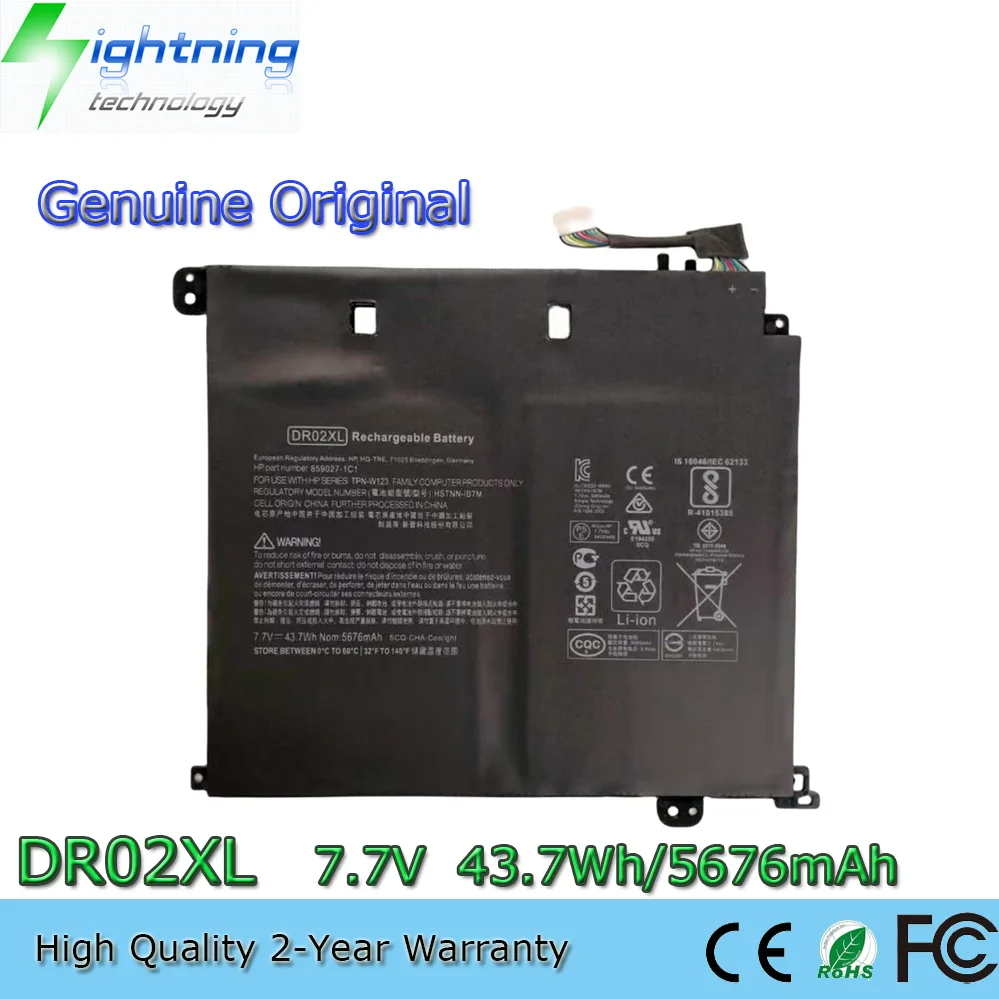 Genuine DR02XL Battery for HP Chromebook 11 G5 HSTNN-IB7M 859027-121 859027-1C1