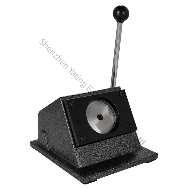 

Резак для картона, резак для бумаги, настольный металлический круглый резак 25/58 мм, резак для полосок из ПВХ и жести для изготовления значков