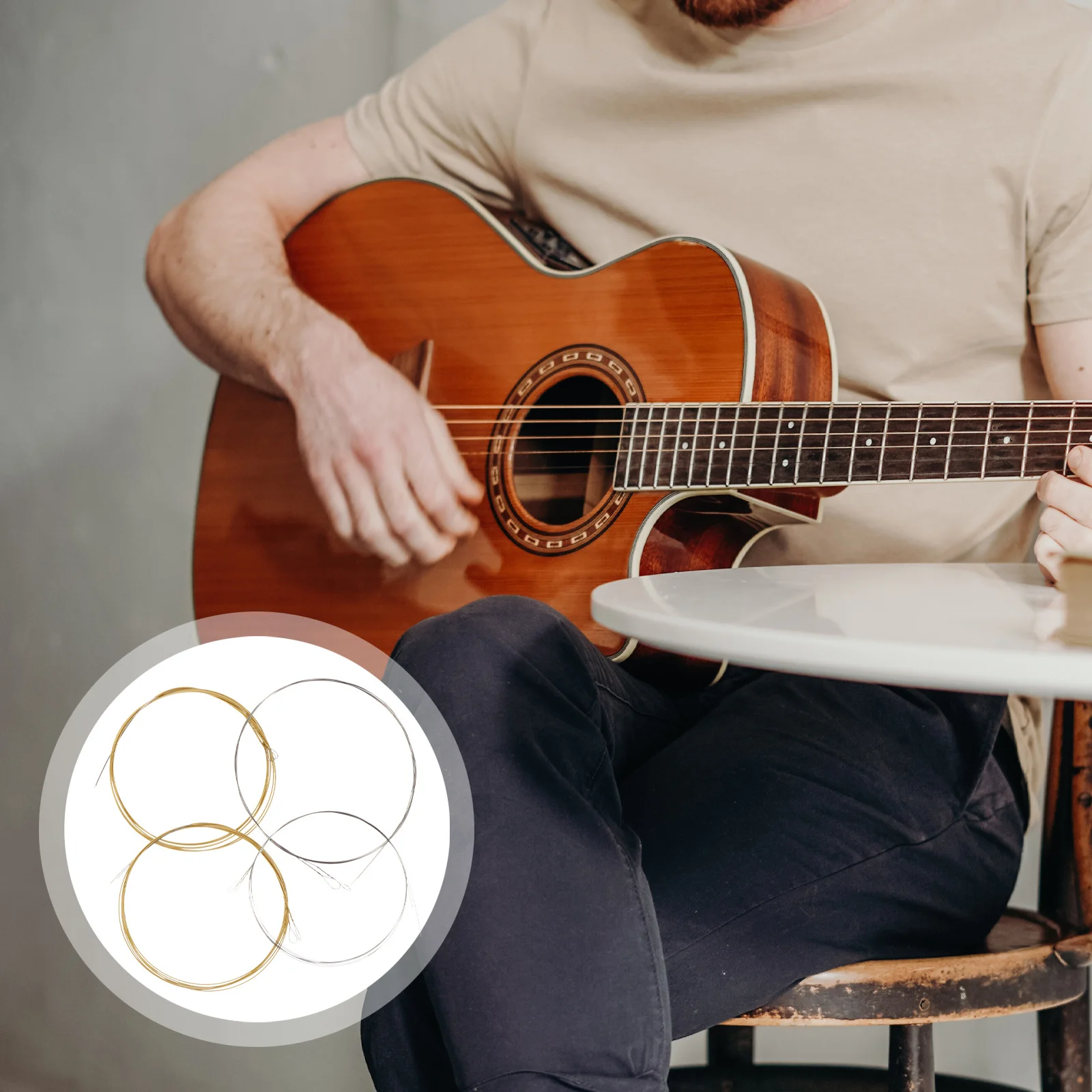 4 قطع من أوتار المندولين الممتازة اللامعة والناعمة والمتينة وعمر طويل هدية مثالية لعشاق المندولين سلسلة بديلة #6