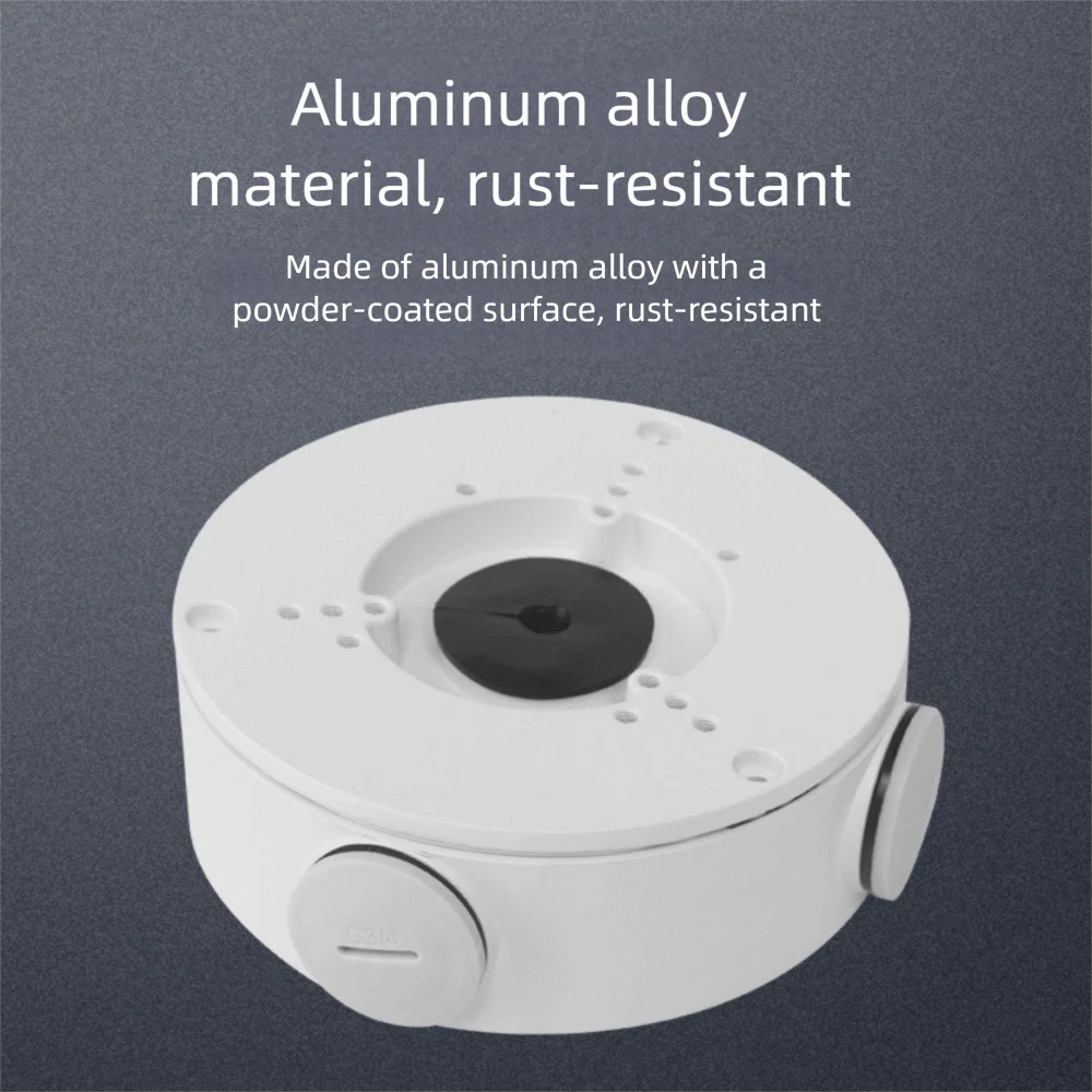 Caja de conexiones de cámara PFA130-E IP66, montaje de cámara CCTV de aluminio resistente al agua, soporte PTZ para cámara Hikvision Dahua TP-LINK