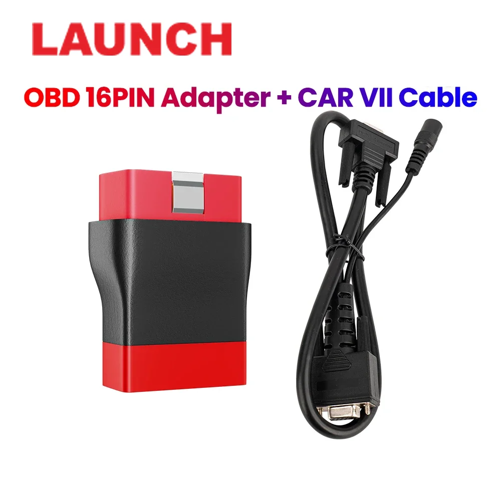 

LAUNCH X431 OBD2 16-контактный адаптер CAR VII с поддержкой кабеля работает с CRP919E BT X431 PRO V5.0 / PRO TT / PRO3S+ V5.0 / PRO3 ACE и т. д.