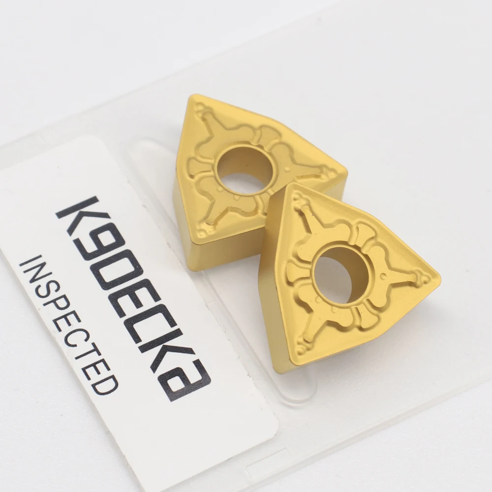 10PCS  WNMG080408 TM CA4025 High Quality Carbide Inserts External Turning Tool CNC Lathe Tools Metal Blade