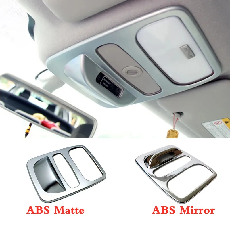 

ABS Chrome For Renault Captur 2014 2015 2016 2017 Accessories Car Front Reading Read Light Lampshade Panel Cover Trim Styling