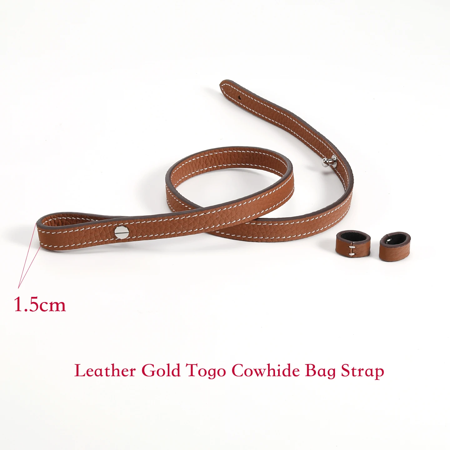 Genuine Leather Women's Bag with Accessories Mini Short Handbag with Replaceable Thin Shoulder Strap Underarm Bag Modification