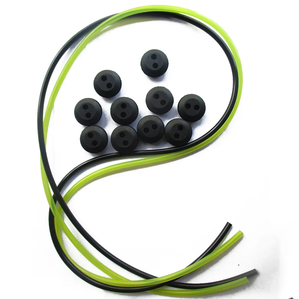 Imagem -03 - Combustível Grommet Tanque com Combustível Linha Tubo para Cortador de Escova Borracha Replacemnt Jardim Suprimentos Furos 12 Pcs