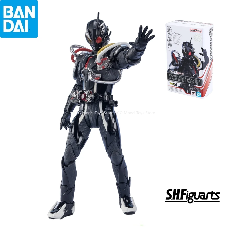 

In Stock 100% Original Bandai SHF Tokusatsu KAMEN RIDER ARK-ZERO & ARK EFFECT PARTS SET Action Figure Toys Collection Model Gift