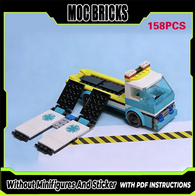 

Конструктор City Car Model MOC: Грузовой Транспортер, Модульные Технологии, Подарки, Набор для Сборки, Детские Игрушки